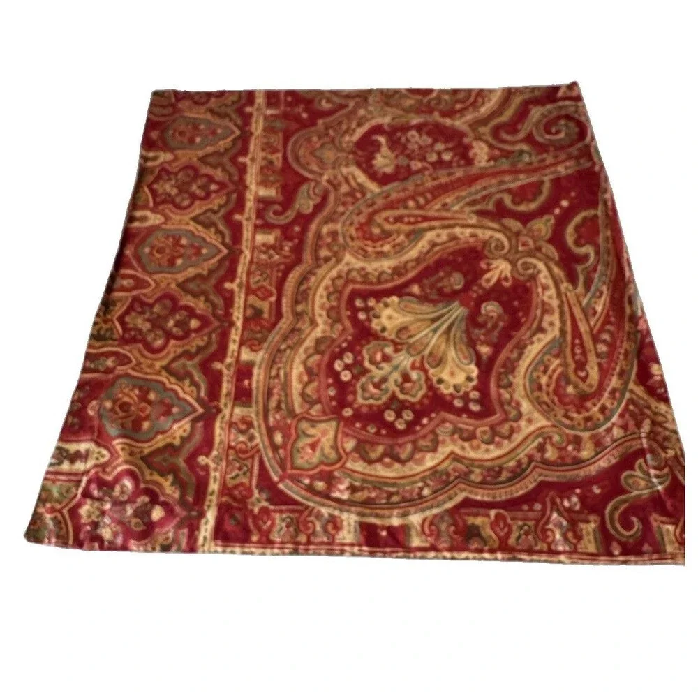 Pottery Barn Caesarea 79737 Paisley King Duvet Cover 2 Pillow Shams 100% Cotton